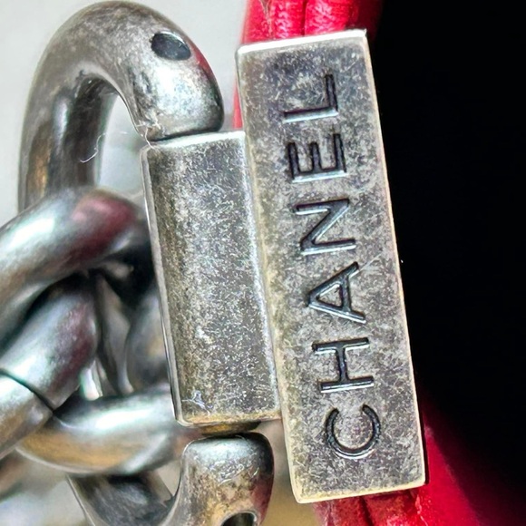 LEBOY OLD MEDIUM FLAP BLACK RED - Picture 13 of 16